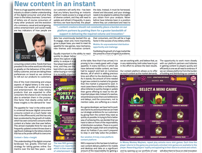 A Platform For Change: New content in an instant